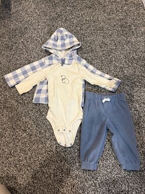 9mo blue bear set